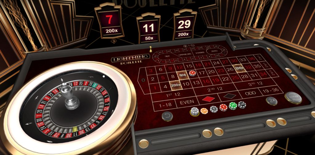 Lightning roulette evolution